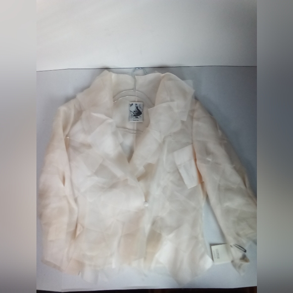 Yumi Eto Jackets & Coats Yumi Eto Mosaic Jacket Handsewn Silk